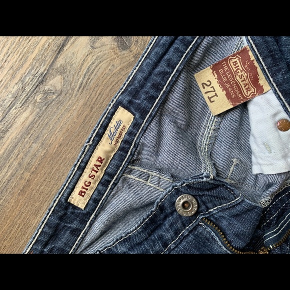 Big Star Maddie Distressed Buckle Jeans Sz 27L - Picture 6 of 6